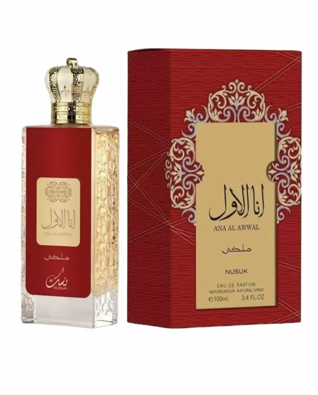 Perfume Nusuk Ana Al Awwal Maleki Eau de Parfum 100ml Unisex Original