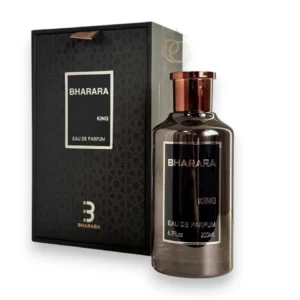 Perfume masculino intenso con cítricos, especias y maderas.