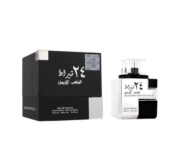 Perfume Lattafa 24 Carat White Gold EDP 100ml Unisex Original