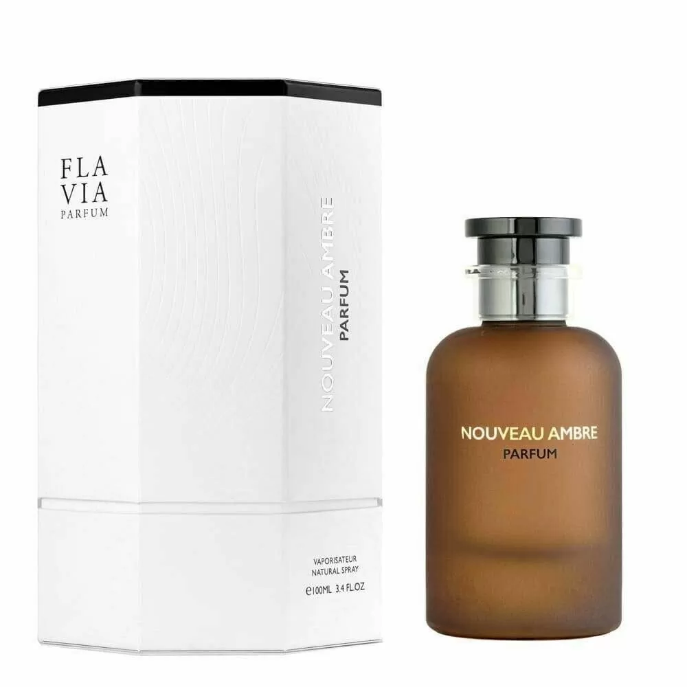 Nouveau Ambre Parfum Flavia Parfums Dupe Nouveau Monde LV x 100ML x Hombre