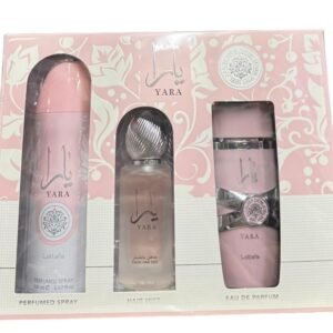Estuche Lattafa Yara EDP 100ml 3 Piezas Mujer Original