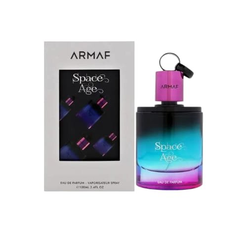Armaf Space Age perfume Perfume Armaf Space Age: fragancia unisex con cítricos, flores y fondo cálido. Estilo futurista con elegancia y sensualidad.