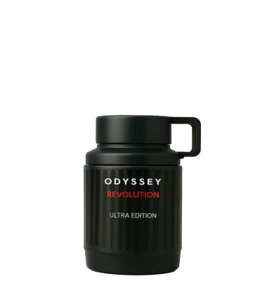 Descubre Armaf Odyssey Revolution: frescura especiada, corazón herbal y fondo amaderado que define la elegancia masculina.
