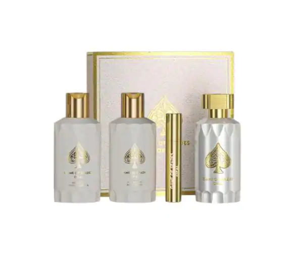 Estuche Game Of Spades Opal Jo Milano 4 Pzs Parfum 90ml Unisex Original