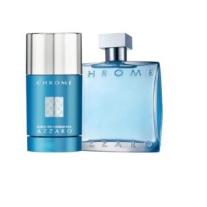 Estuche Chrome Azzaro EDT 2 pzs 100ml Hombre Original