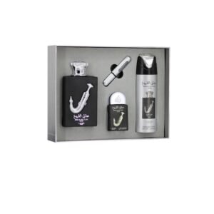 Lattafa Estuche Ishq Al Shuyukh Silver EDP 4 Piezas Unisex