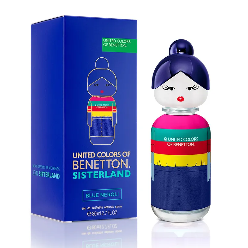 Benetton United Colors Sisterland Blue Neroli EDT 80ml Dama Original