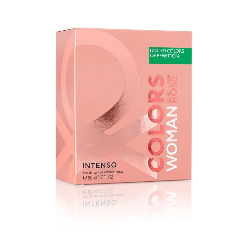 Benetton United Colors Woman Rose Intenso EDP 80ml Mujer Original - Image 2