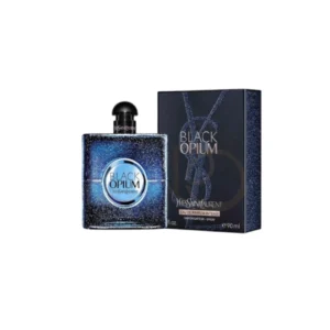 Black Opium Eau de Parfum Intense combina absenta, café y vainilla en una fragancia femenina intensa, adictiva y profundamente seductora.