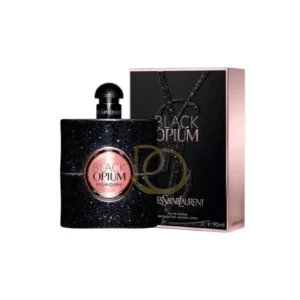 Black Opium Eau de Parfum combina grosella, jazmín y café en una fragancia femenina intensa, adictiva y seductora para la noche.