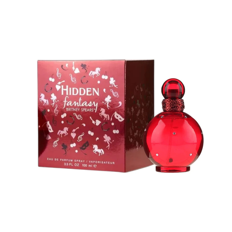 Hidden Fantasy Britney Spears perfume cítrico especiado: Naranja, clavo y vainilla. Una dulce tentación.