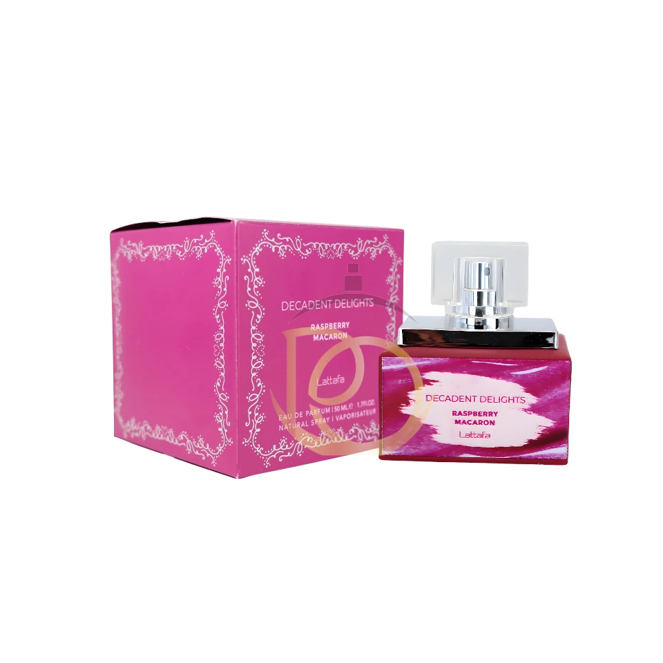 Decadent Delights Raspberry Macaron perfume frutal: Frambuesa jugosa y dulzura de macaron. ¡Encanto irresistible!