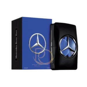 Man Mercedes Benz: El aroma magnético. Hoja de Peral y Cedro para una elegancia contemporánea.