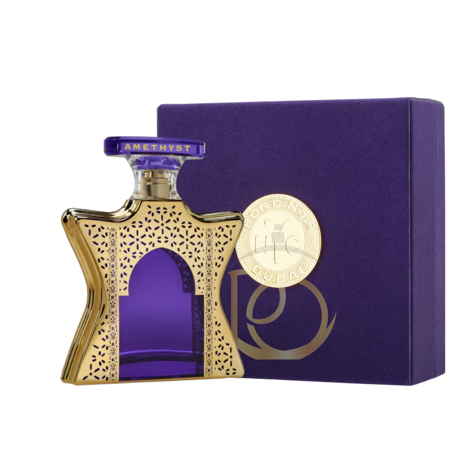No 9 Dubai Amethyst Bond: Lujo místico. Cereza Negra, Tuberosa y Praliné. Elegancia nocturna.