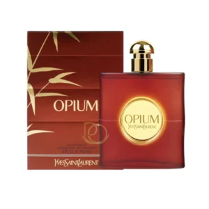 Opium Yves Saint Laurent combina mandarina, jazmín, canela y mirra en una fragancia intensa, misteriosa y sofisticada para mujeres audaces
