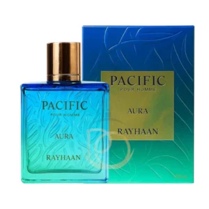 Pacific Aura Rayhaan: La esencia de la frescura. Acuático, cítrico y revitalizante. Aroma a verano.