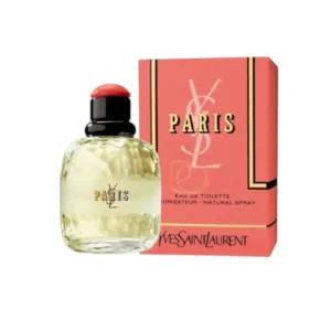 Paris Yves Saint Laurent combina rosa, violeta y sándalo en una fragancia floral romántica y elegante inspirada en la ciudad del amor.