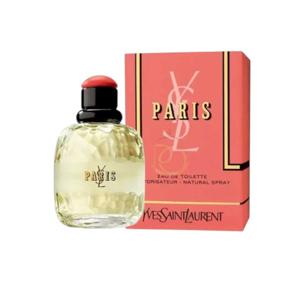 Paris Yves Saint Laurent combina rosa, violeta y sándalo en una fragancia floral romántica y elegante inspirada en la ciudad del amor.