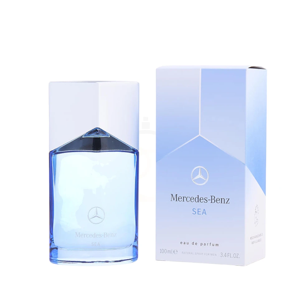 Sea Mercedes Benz: Frescura infinita. Algas marinas y Sándalo para la elegancia de la costa.