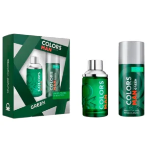 Estuche Colors Man Green Benetton EDT 100ml 2 Piezas Original