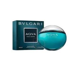 Aqva Pour Homme Bvlgari: notas de base de ámbar. La esencia de la frescura oceánica.