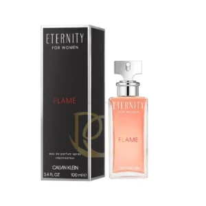 Eternity Flame CK: Pasión ardiente. Mandarina, Guisante de Olor y Ámbar. Calidez intensa.