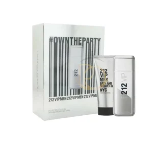 Estuche 212 VIP Men Carolina Herrera: El acceso a la élite. Set con notas de fiesta: vodka, gin y una estela inolvidable.
