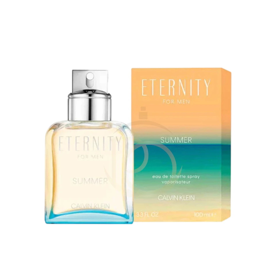 Eternity Summer CK: Frescura de verano. Coco, Higo y Sándalo. La elegancia de la playa.