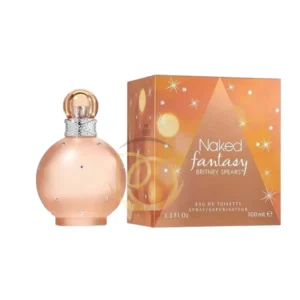 Fantasy Naked Britney Spears: Frasco color crema con cristales. Perfume floral gourmand y sensual.