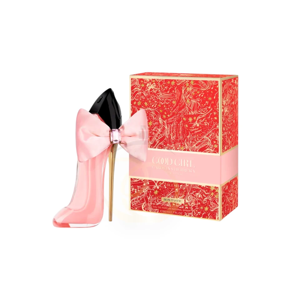 Perfume Good Girl Blush Bowtastic, icónico tacón rosa con un gran lazo, edición de colección CH.
