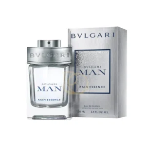 Man Rain Essence Bvlgari: notas de base amaderadas. La esencia de la frescura renovadora.
