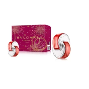 Estuche Omnia Coral Bvlgari: notas de base de granada. La esencia del verano tropical.