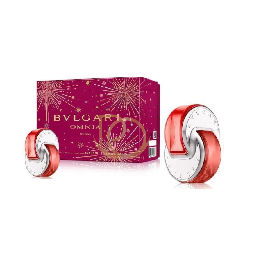 Estuche Omnia Coral Bvlgari: notas de base de granada. La esencia del verano tropical.