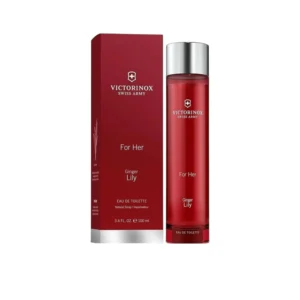 Perfume femenino Swiss Army For Her Ginger Lily, frescura especiada y romanticismo floral con elegancia duradera