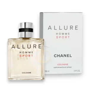 Fragancia fresca y deportiva con cítricos y maderas. Energía y elegancia masculina.