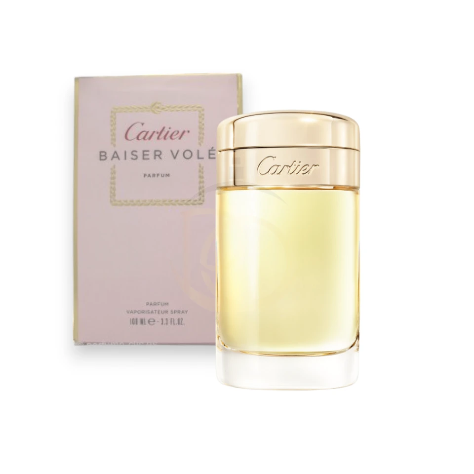 Lirio intenso con vainilla y almizcle. Baiser Volé Parfum Cartier.