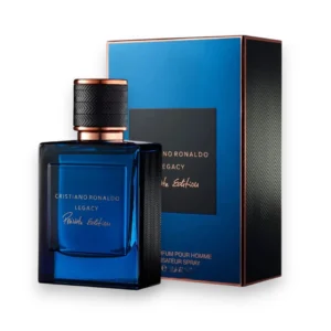 Fragancia masculina elegante y sensual: CR7 Legacy Private Edition, cálida y sofisticada.