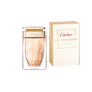Fragancia felina y elegante con gardenia y almizcle. Cartier La Panthère, pura sofisticación.