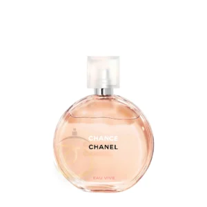 Perfume Chance Eau Vive Chanel: frescura cítrica y elegancia floral en un frasco icónico.