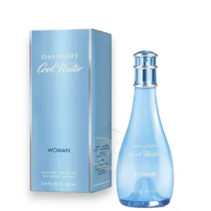 Frescura femenina oceánica: Cool Water Woman Davidoff, suave, limpia y vibrante.