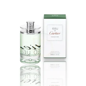 Frescura verde con cilantro, yuzu y almizcle blanco. Eau de Cartier Concentrée.
