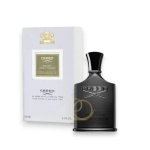 Aroma verde y elegante. Green Irish Tweed Creed: frescura cítrica y fondo amaderado.