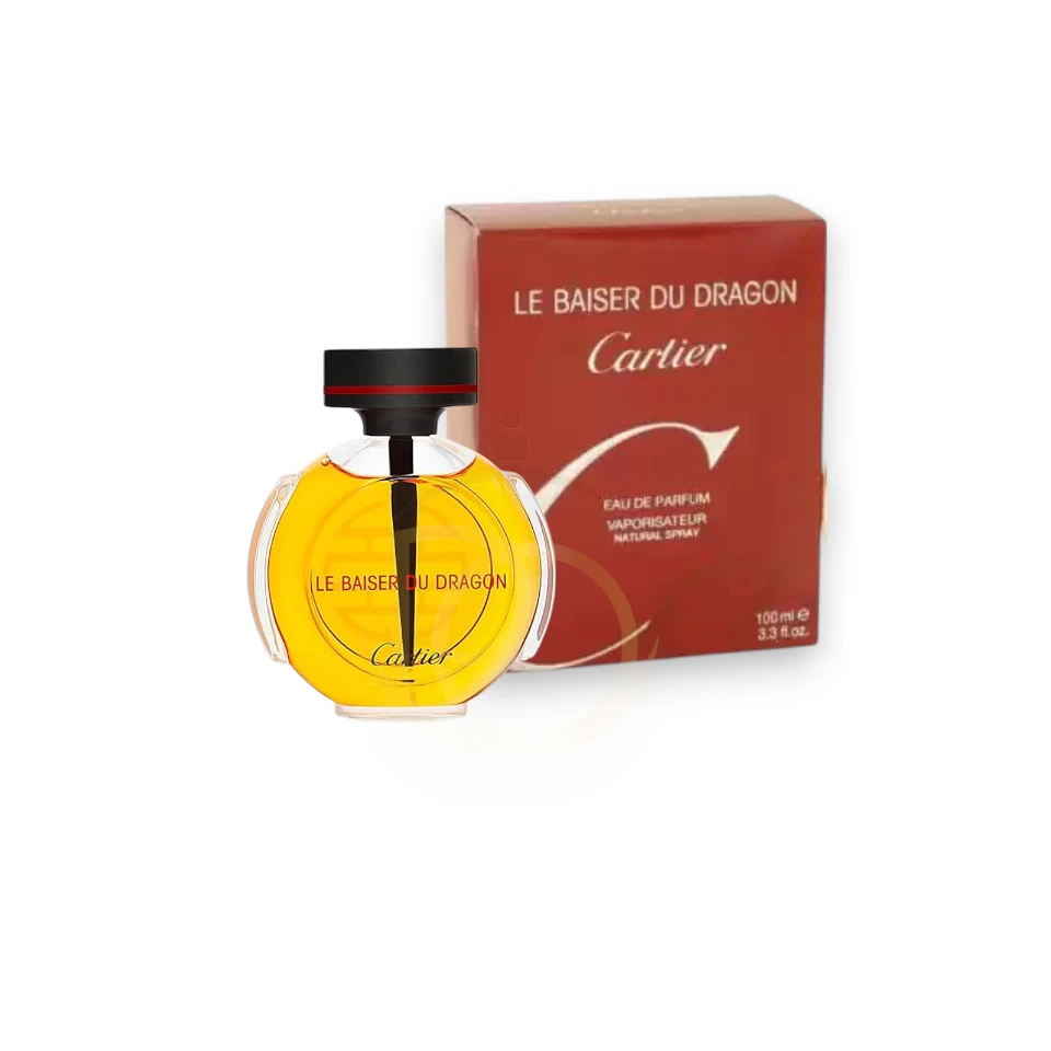 Misterio y sensualidad: Le Baiser du Dragon Cartier, almendra, flores y maderas orientales.