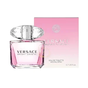 Versace Bright Crystal 200ml, frescura floral y elegancia en un frasco icónico