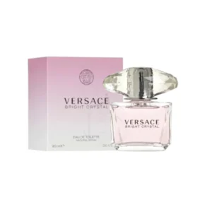 Elegancia fresca y floral de Bright Crystal Eau de Toilette Versace en un frasco icónico.