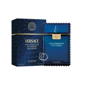 Eau Fraiche Extreme Versace, frescura extrema con cítricos, agua y maderas limpias.