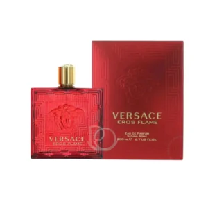 Aroma cálido y poderoso. Eros Flame Versace 200ml irradia pasión y carácter.