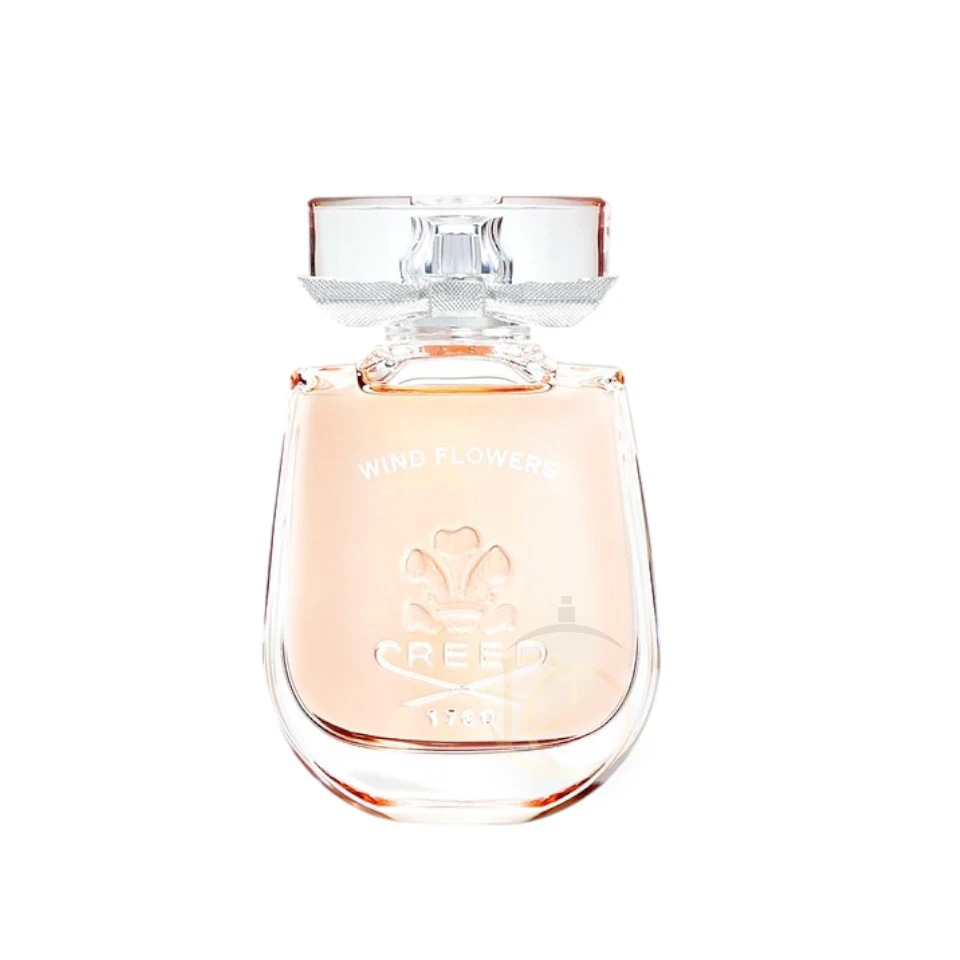 Aroma floral y elegante. Wind Flowers Creed: jazmín, rosa y praliné en una estela luminosa.