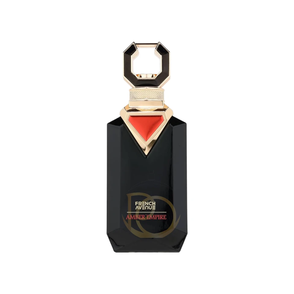 Amber Empire French Avenue: ámbar cálido, vainilla y elegancia profunda en una sola esencia.