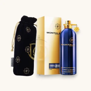 Perfume intenso y elegante con notas de ámbar, especias y maderas nobles.